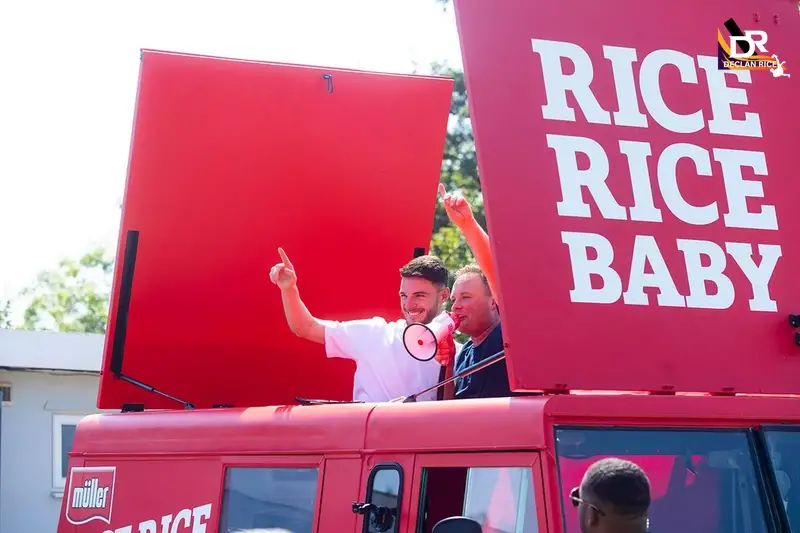 The partnership between Declan Rice and Mülle